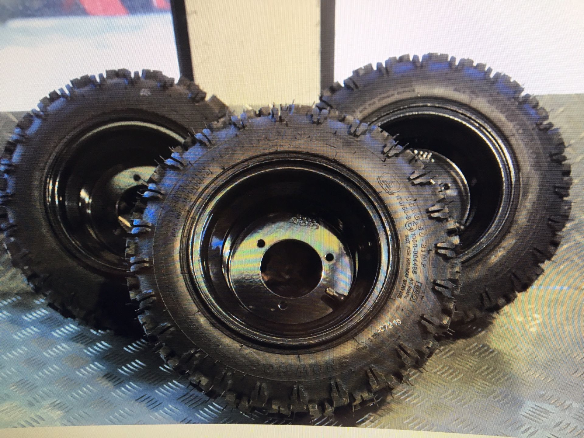 Honda atc70 rims and tires