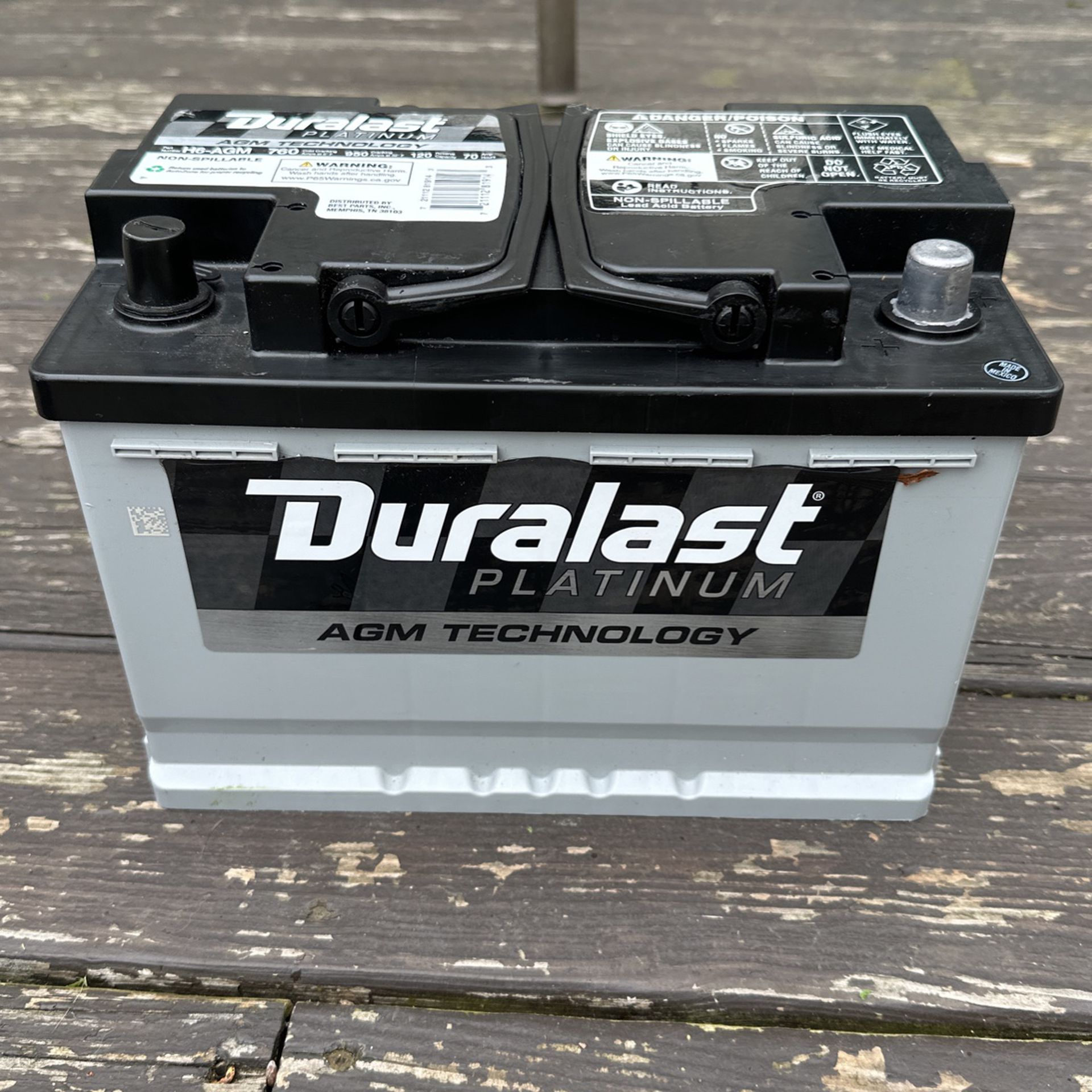 Duralast platinum agm technology Battery 
