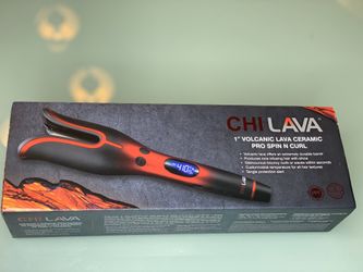 Volcanic lava ceramic spin n curl