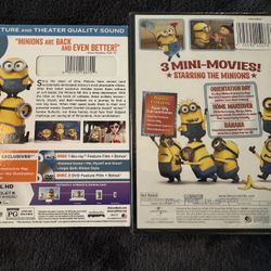 NEW Minions - 6 Mini Movies on Blu-ray/DVD