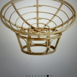 Papasan Chair Excellent, Like New w/Cushion