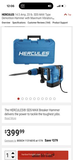 Brand new Hercules demolition hammer