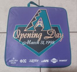 ARIZONA DIAMONDBACKS OPENING DAY 1998 SEAT CUSHION