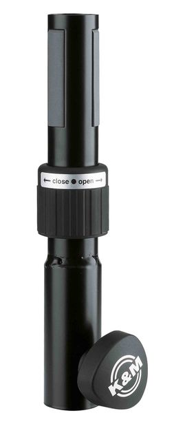 K&M Adapter Sleeve with Ring Lock - Black
