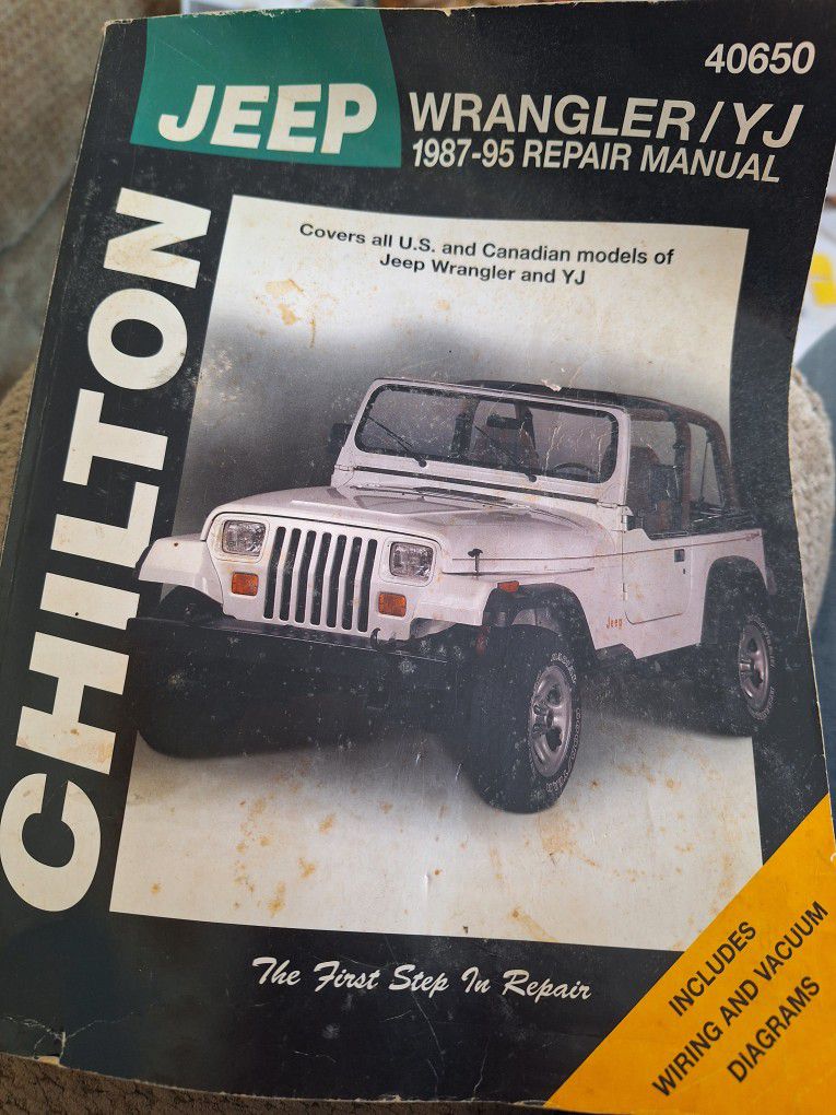 Chilton Jeep Wrangler YJ 1987-95 Repair Manual 