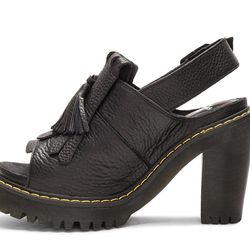 NEW DR MARTENS SERAPHINA BLACK CHUNKY SANDALS