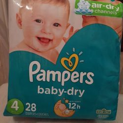 Pampers Diapers-Size 4 1pack