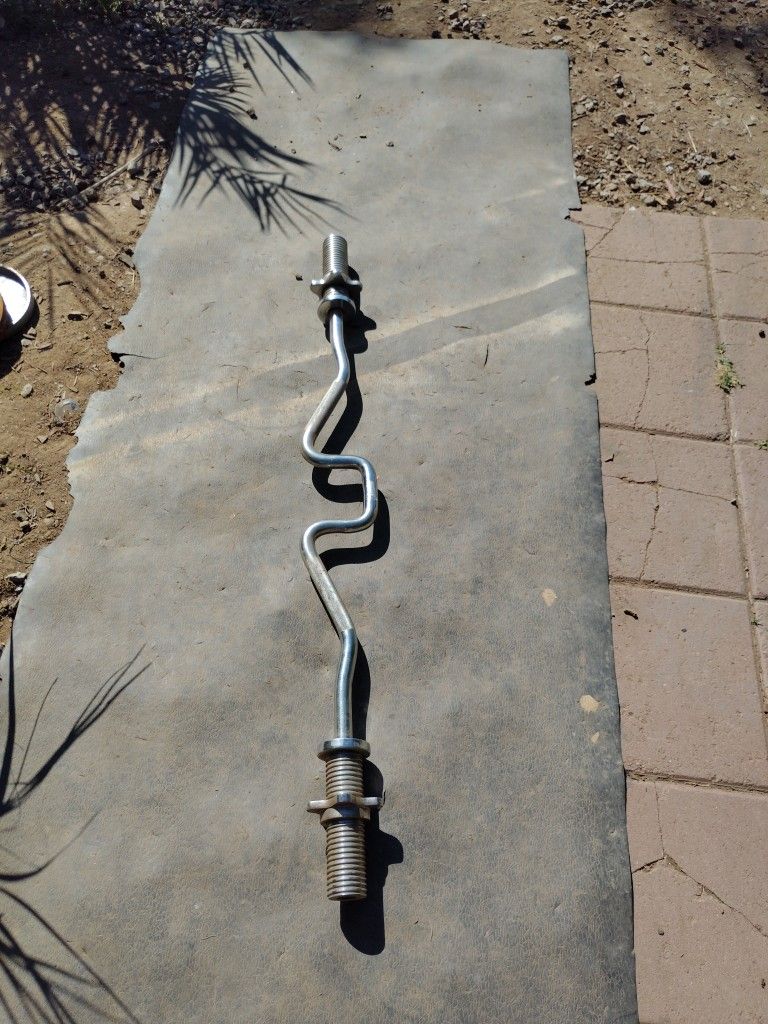 Olympic Super Curl Bar With Collars