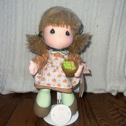 1988 Precious Moments November Stuffed 11 inch Doll  w/ tag 
