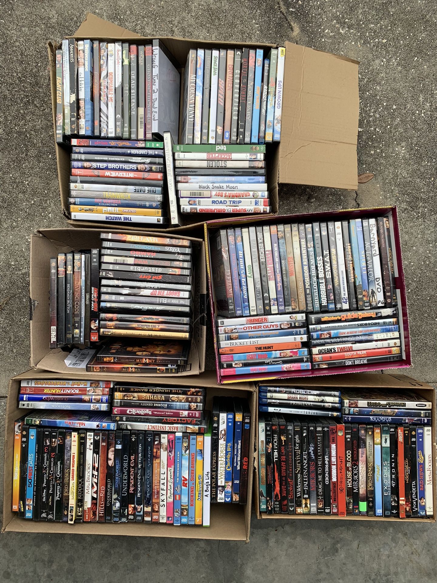200+ DVDs and BLU-RAY