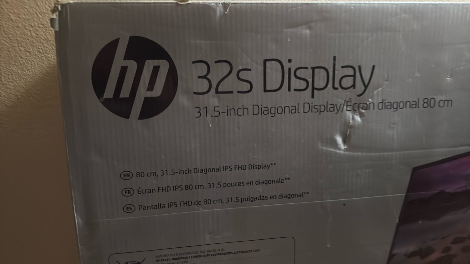BRAND NEW 32in HP Computer Monitor (31.5in )