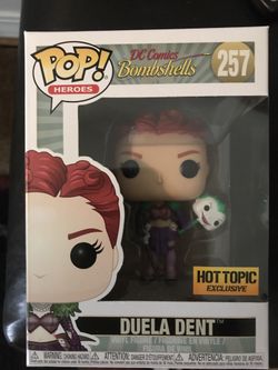 Funko pop exclusive D.C. Bombshells duela dent with joker