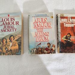 Louis L'Amour Lot of 3 Paperback Books