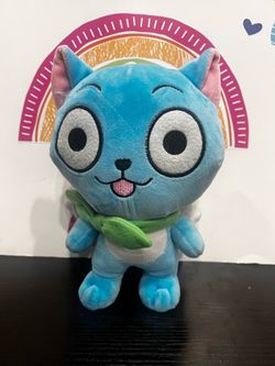 FAIRY TALE HAPPY BLUE CAT  - 9 INCH PLUSH