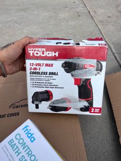 Hyper Tough 12-Volt Max 3-in-1 Cordless Drill set