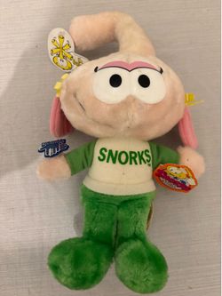 Vintage 1983 The SNORKS Applause Casey Plush with Tags