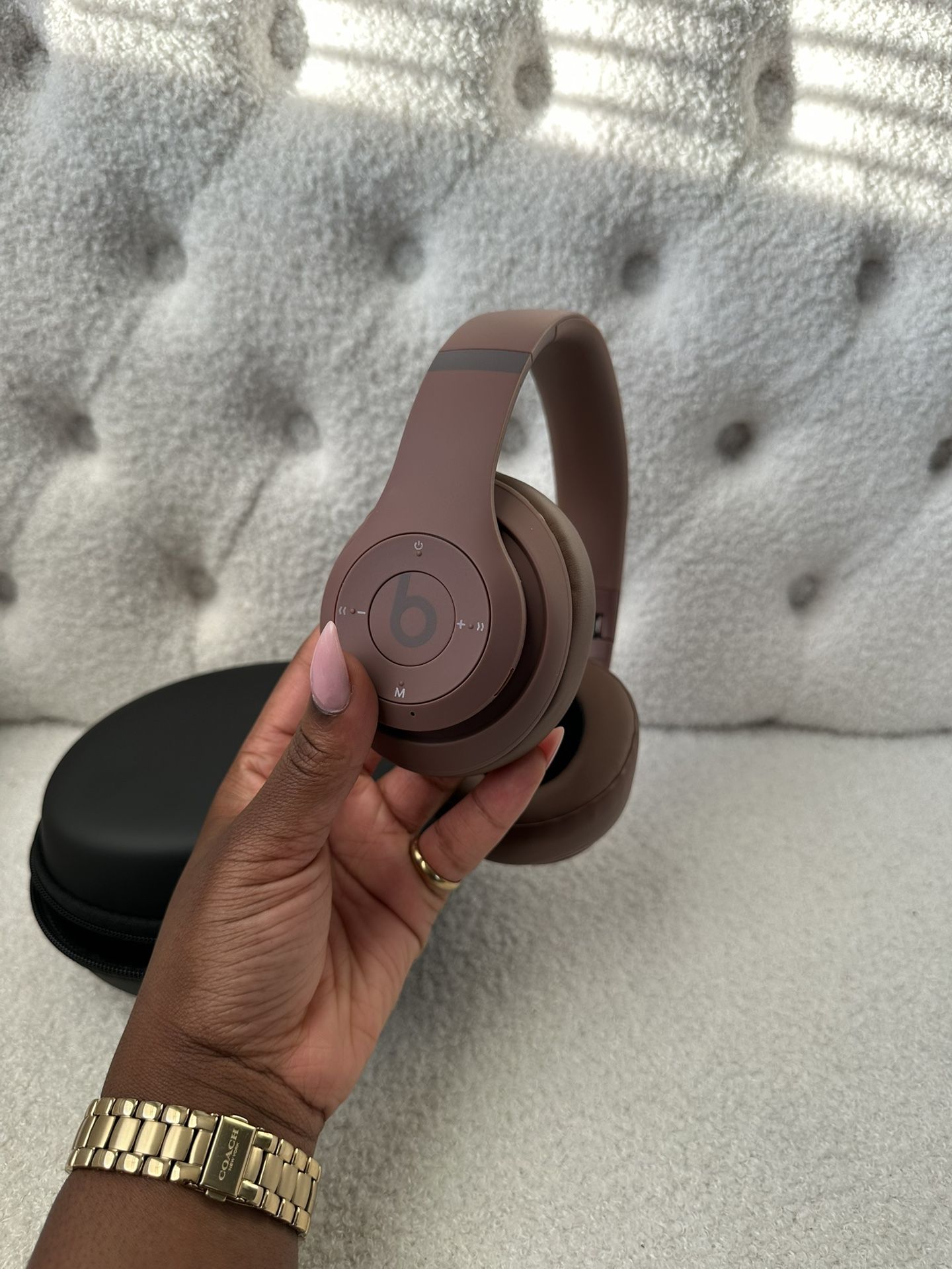 Brown Headphones
