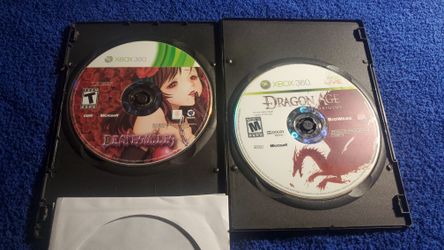 DEATHSMILES & DRAGON AGE ORIGINS XBOX360 DISC ONLY COMBO