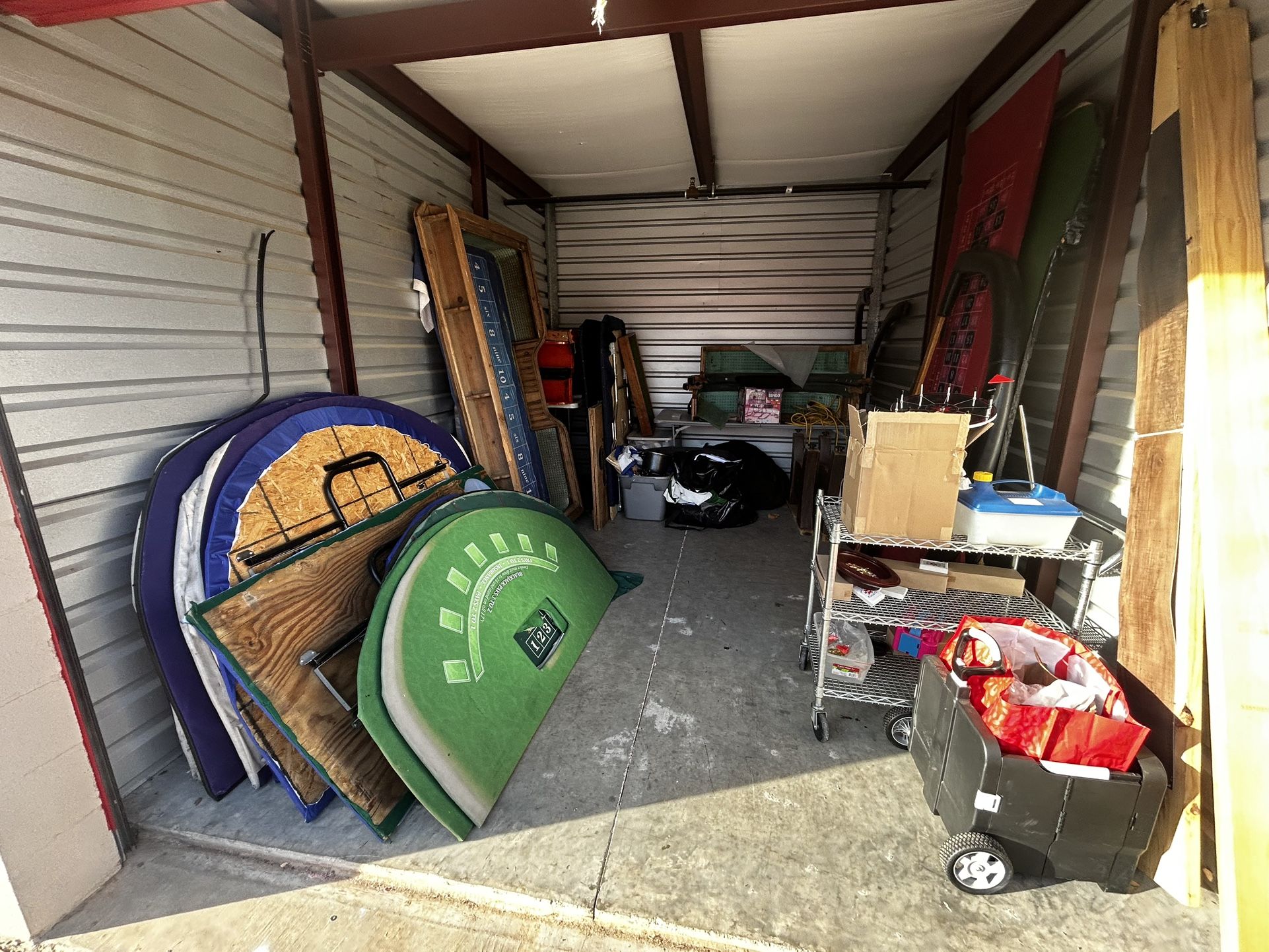 Entire Storage Unit Full Of Casino Equipment