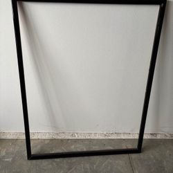 Frame picture wooden glossy black without backing or glass art crafting