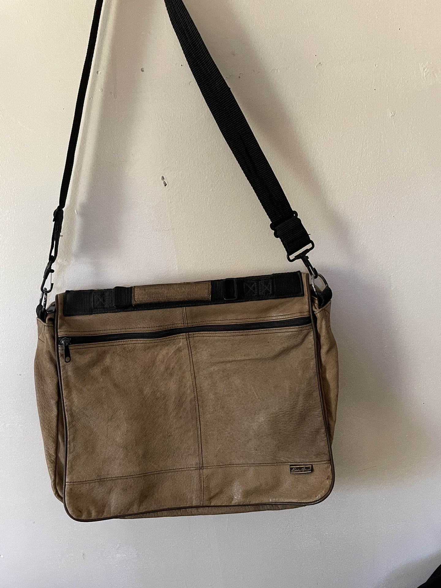 Vintage leather Laptop Briefcase Shoulder Case