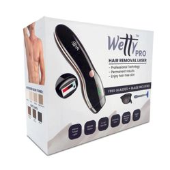 WETTY PRO HAIR REMOVAL LASER FULL BODY/FACE