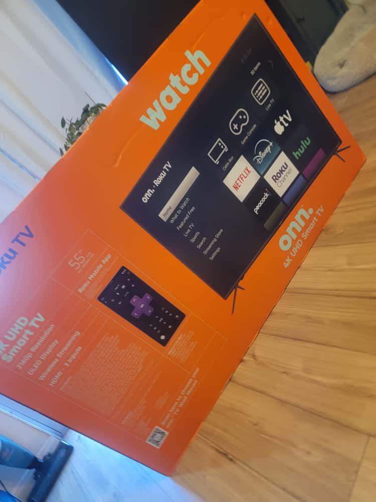 ONN 55″ Class 4K UHD Roku Smart TV 
