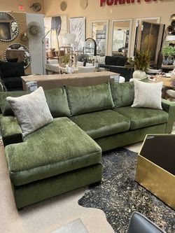 Casual Transitional 2 pc Chaise Sectional! Proudly made in USA!!