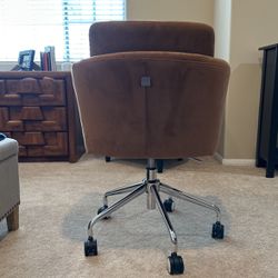 Faux Suede Office Chair 