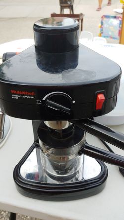 Coffee maker/espresso maker.
