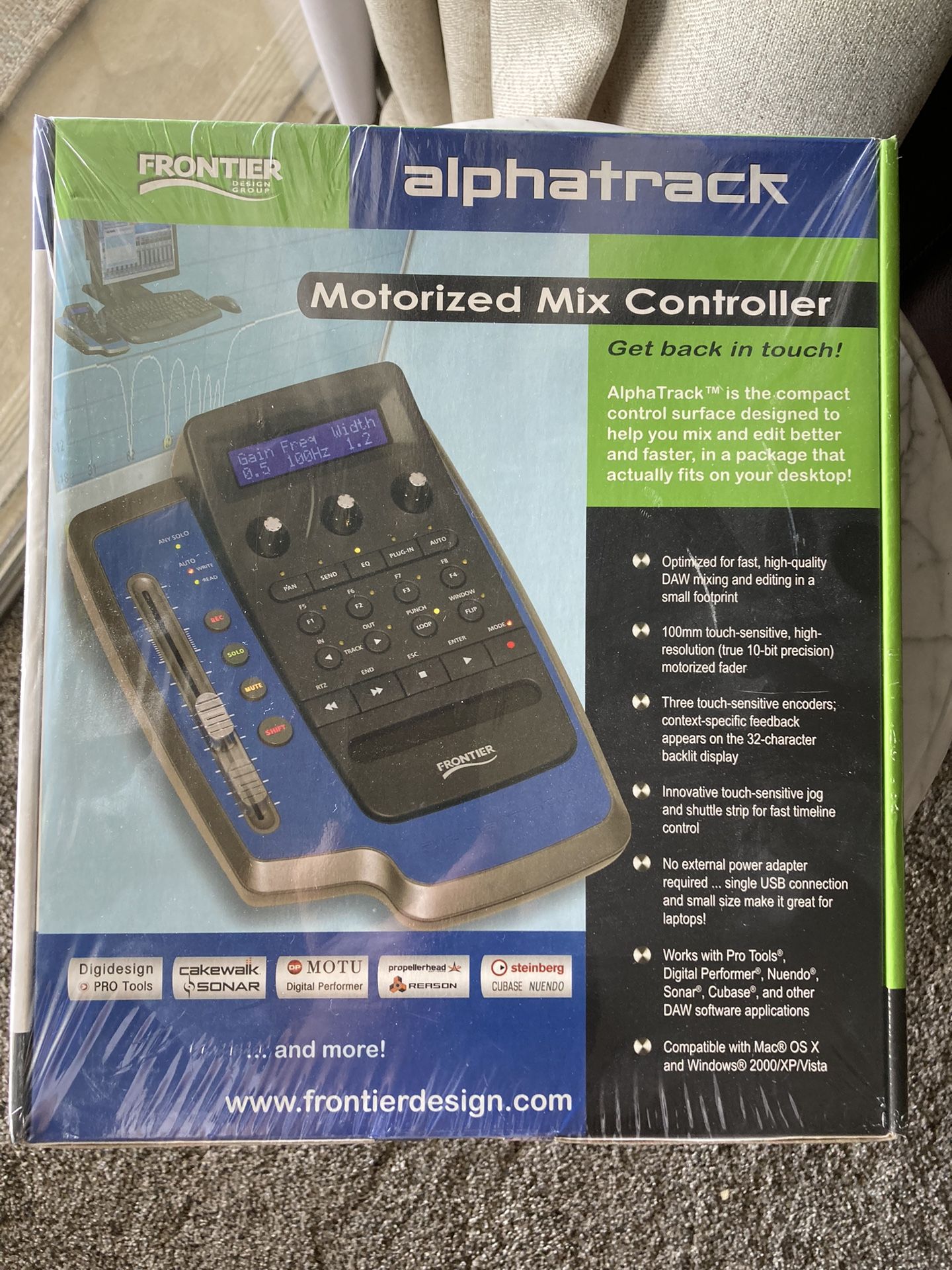 Frontier, Alphatrack Motorized, Mix Controller New In Box