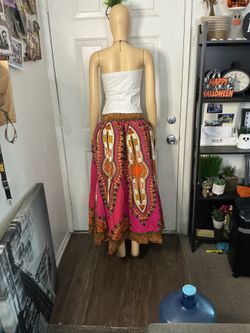 Pink skirt