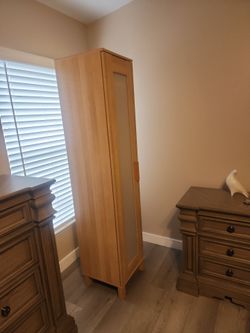 2 tall IKEA shelves