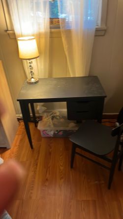 Small desk with chair