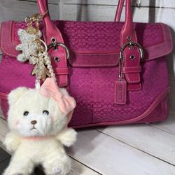 ♥️Vintage  2004 Coach Hampton Soho Flap Satchel ♥️