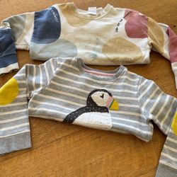 4/5T Play Sweatshirts Unisex (both have Paint On Them)