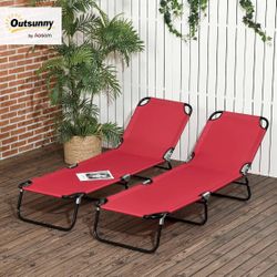 Folding Chaise Lounge 