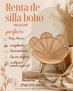 Silla boho