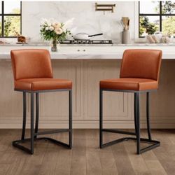 SET OF 2 Forsyth 24” Counter Height Bar Stools - brand new