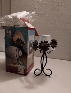 Desk candle lamp