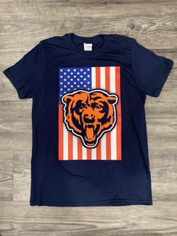 Chicago bears T-shirts , Cubs ,white Sox,bears,bulls, blackhawks ,Chicago,Chicago flag,America ,4th of July,American flag, USA,tools,garage,sports,spo