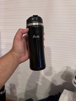 Audi A5 Black Stainless Steel Tumbler / Travel Mug