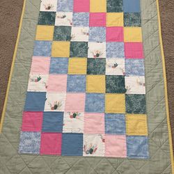 Hand Made Patch Work Baby Blanket 