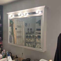 Bathroom Mirror With Shelfs
