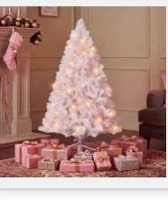 4.5 ‘ white Christmas tree still in box brand new $35 in n Lakeland