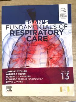 Egan’s Fundamentals of Respiratory Care (13th Edition)