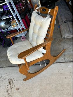 Rocking chair wooden