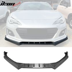 Fits 2017-2020 Subaru BRZ IKON Front Bumper Lip Chin Splitter PP Carbon Fiber Print