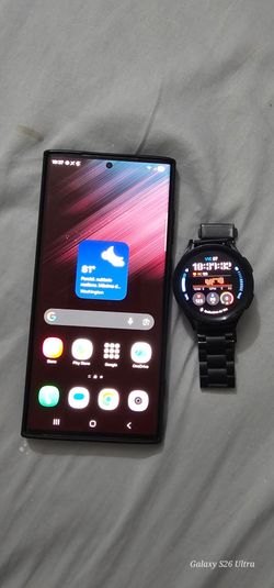 Samsung s 22 ultra and Samsung whatch 5 pro