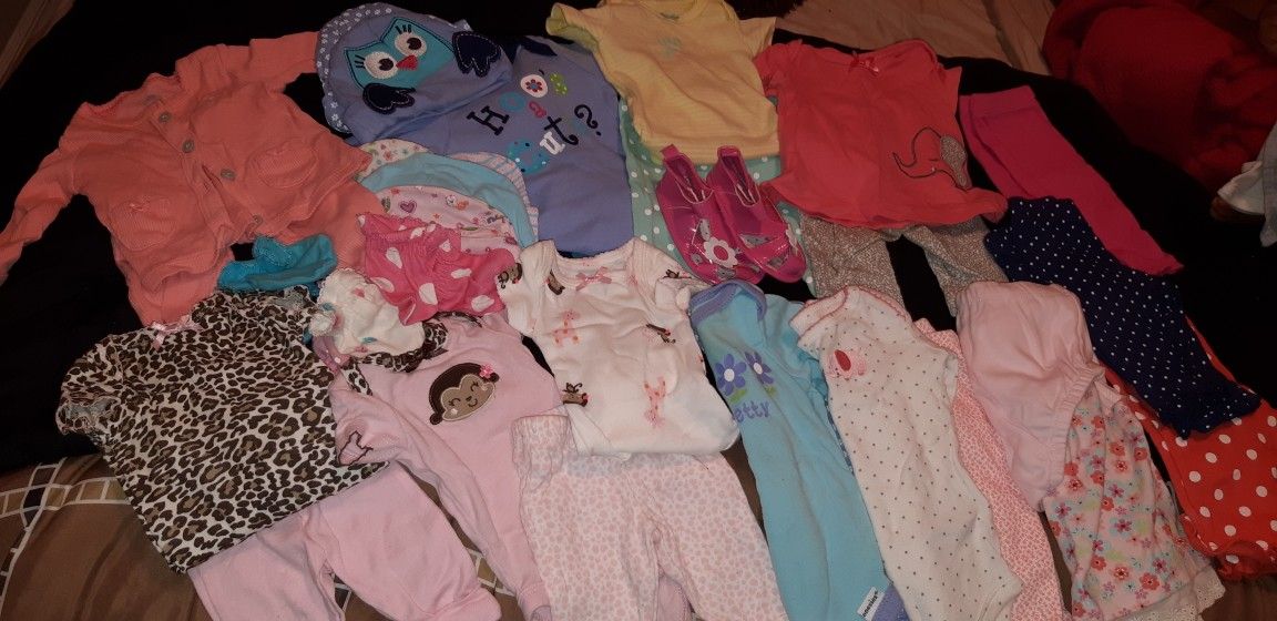 Baby girl clothes 50 pieces size newborn premie 0/3m +NEW BABY ITEMS $20 Poinciana Kissimmee 34758